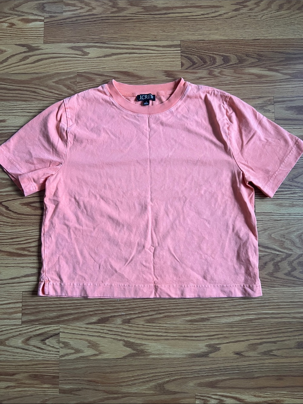 Women’s J. Crew Coral Short Sleeve Crewneck Tee